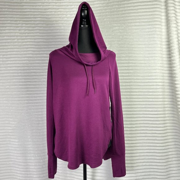 Athletic Works Tops - 💫Athletic Work's Purple Long Sleeve Mock Neck Hoodie